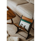 Ziff Light Brown Magazine Holder by Moe's Home at Eve Furniture