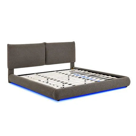 Zima Brown King Platform Bed by New Era Innovations at Eve Furniture