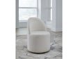 Zinnia Fully Upholstered Swivel Chair in Dune Chenille by Modus Furniture at Eve Furniture
