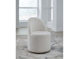 Zinnia Fully Upholstered Swivel Chair in Dune Chenille by Modus Furniture at Eve Furniture