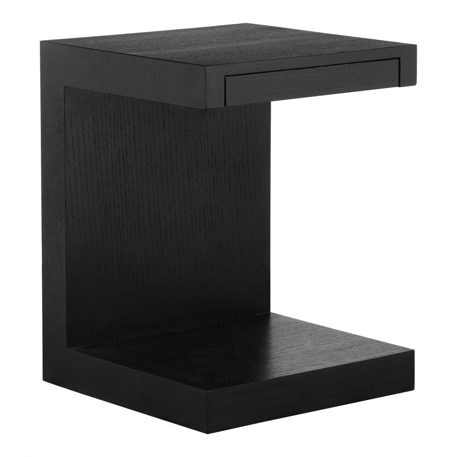 Zio Sidetable Black Oak by Moe's Home at Eve Furniture