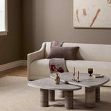Zion Nesting Coffee Tables, Antique White by Four Hands at Eve Furniture