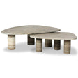Zion Nesting Coffee Tables, Antique White by Four Hands at Eve Furniture
