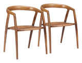 Ziran Walnut Dining Chair (Set of 2) by Zuomod at Eve Furniture