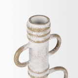 Ziva Large Distressed White Metal Sculptural Object by Mercana at Eve Furniture