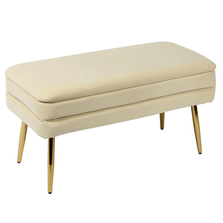 Ziva Velvet Storage Bench by TOV Furniture at Eve Furniture