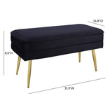 Ziva Velvet Storage Bench by TOV Furniture at Eve Furniture