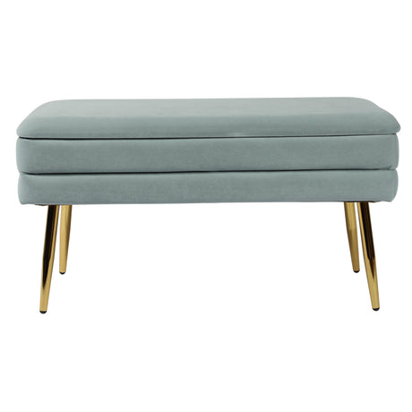 Ziva Velvet Storage Bench by TOV Furniture at Eve Furniture