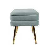 Ziva Velvet Storage Bench by TOV Furniture at Eve Furniture