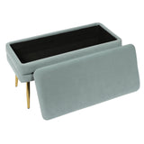 Ziva Velvet Storage Bench by TOV Furniture at Eve Furniture
