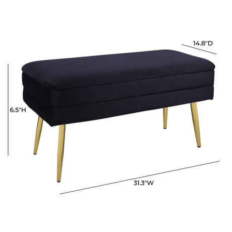 Ziva Velvet Storage Bench by TOV Furniture at Eve Furniture