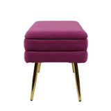 Ziva Velvet Storage Bench by TOV Furniture at Eve Furniture