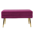Ziva Velvet Storage Bench by TOV Furniture at Eve Furniture