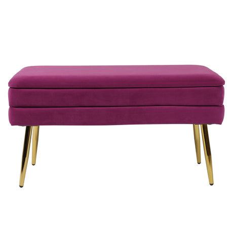 Ziva Velvet Storage Bench by TOV Furniture at Eve Furniture