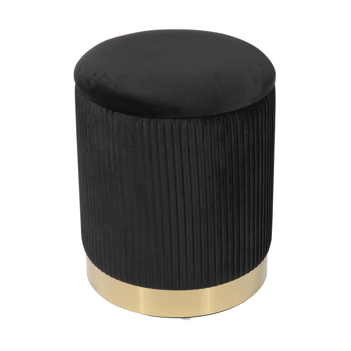 Zoe Velvet Storage Ottoman by TOV Furniture at Eve Furniture