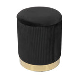 Zoe Velvet Storage Ottoman by TOV Furniture at Eve Furniture