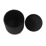 Zoe Velvet Storage Ottoman by TOV Furniture at Eve Furniture