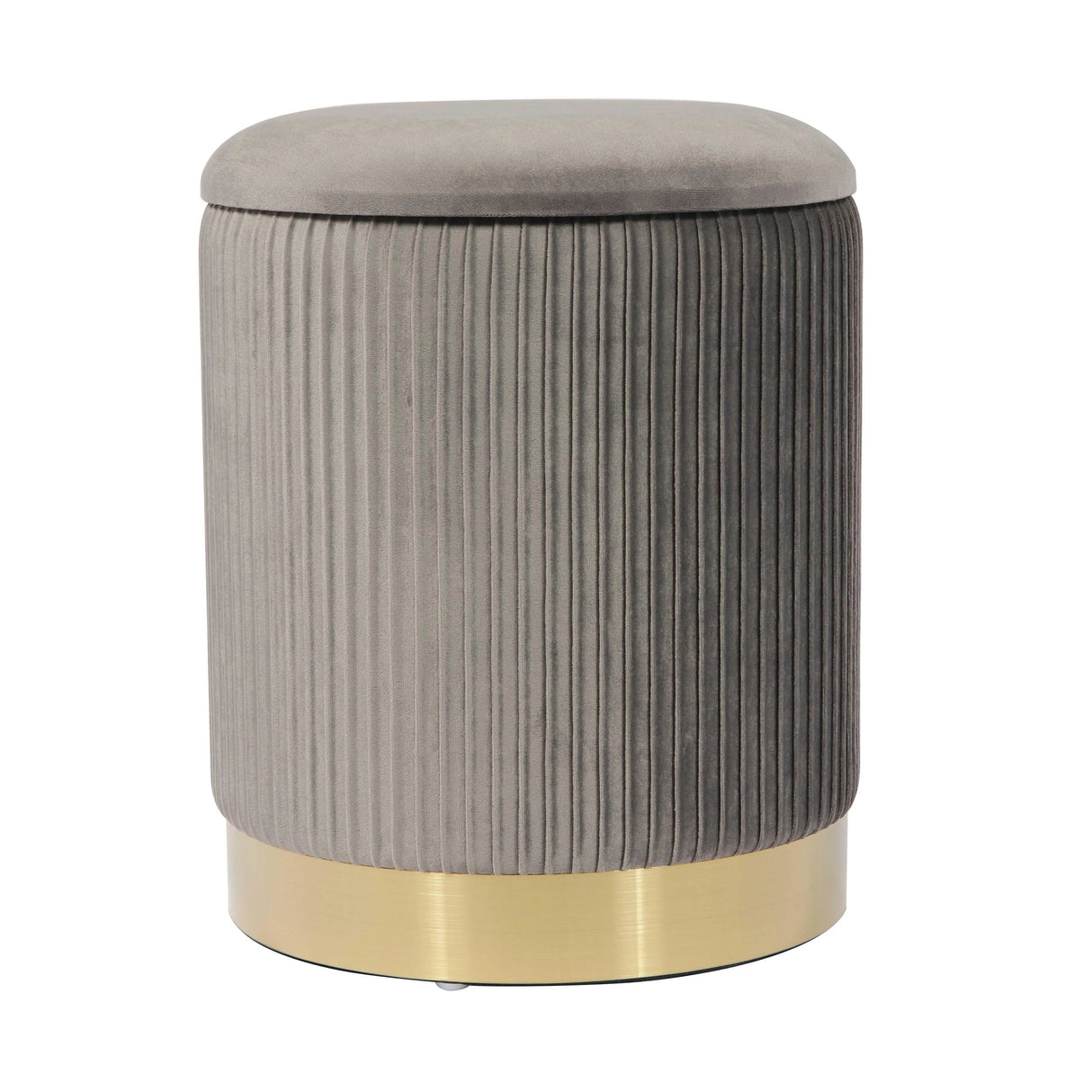Zoe Velvet Storage Ottoman by TOV Furniture at Eve Furniture