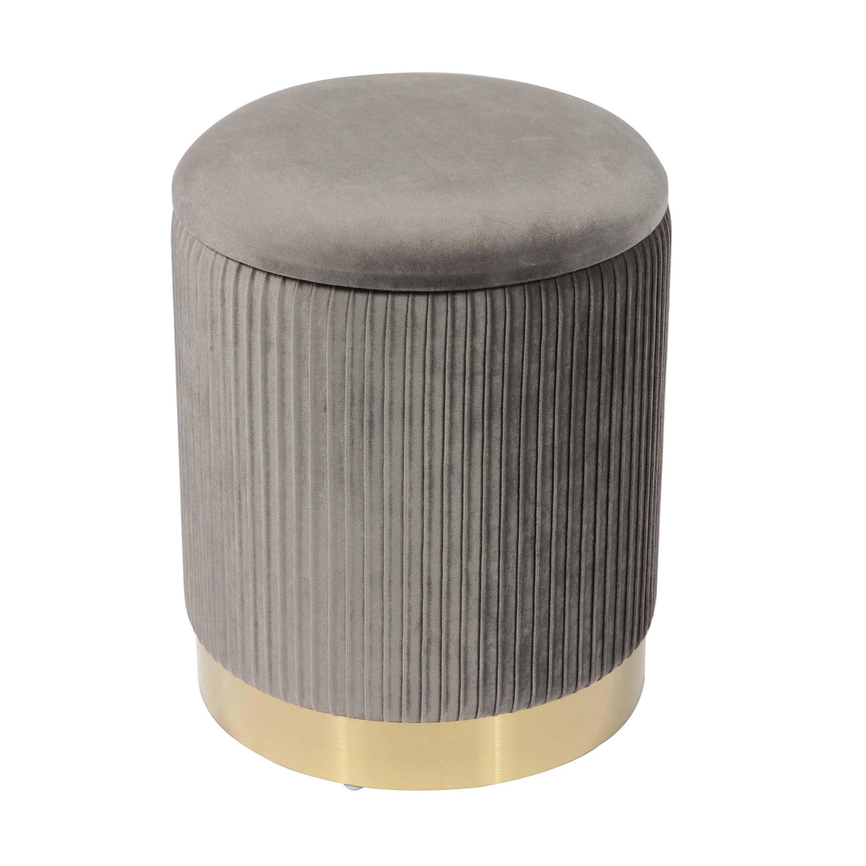 Zoe Velvet Storage Ottoman by TOV Furniture at Eve Furniture