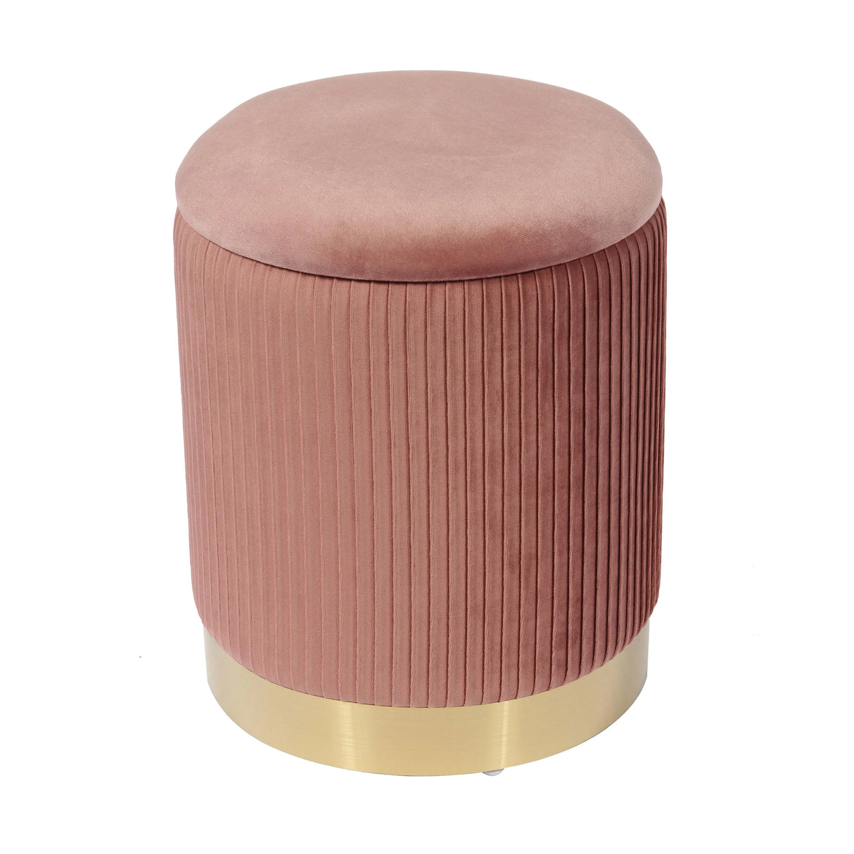 Zoe Velvet Storage Ottoman by TOV Furniture at Eve Furniture