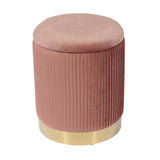 Zoe Velvet Storage Ottoman by TOV Furniture at Eve Furniture