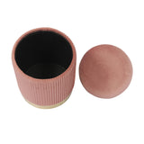 Zoe Velvet Storage Ottoman by TOV Furniture at Eve Furniture