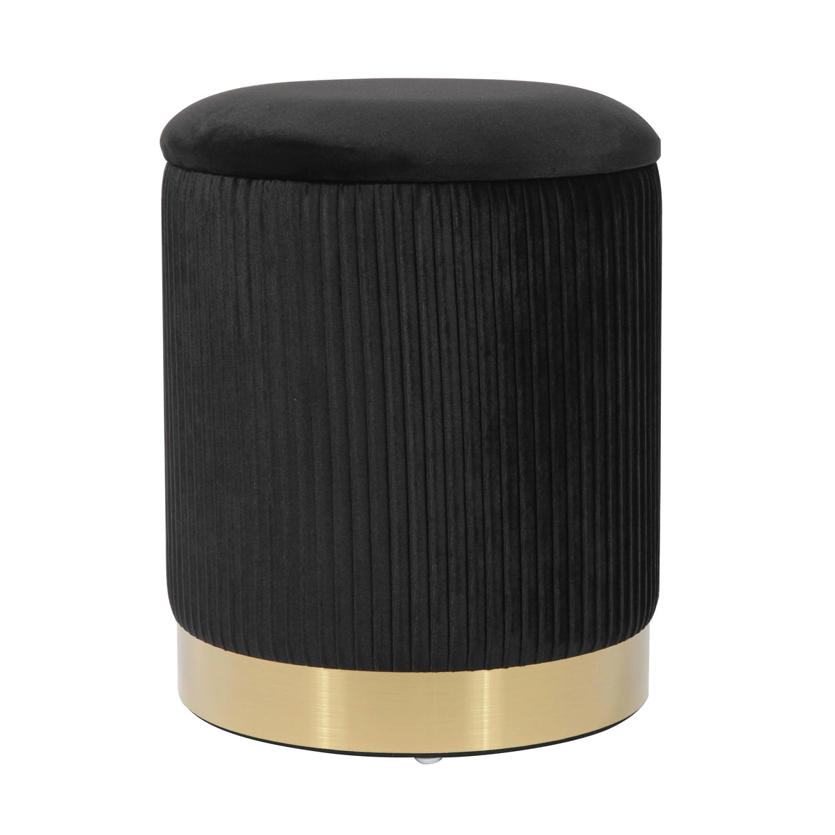 Zoe Velvet Storage Ottoman by TOV Furniture at Eve Furniture