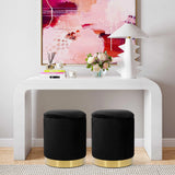 Zoe Velvet Storage Ottoman by TOV Furniture at Eve Furniture