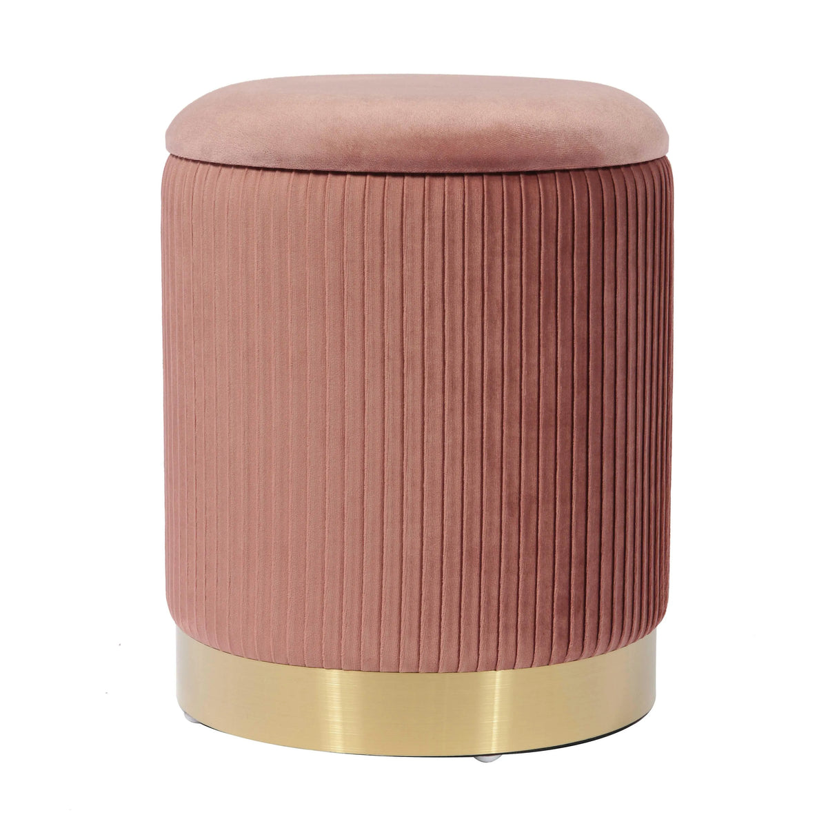 Zoe Velvet Storage Ottoman by TOV Furniture at Eve Furniture