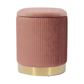 Zoe Velvet Storage Ottoman by TOV Furniture at Eve Furniture
