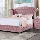 Zohar Pink 4-Piece Full Bedroom Set by Furniture of America at Eve Furniture
