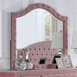 Zohar Pink 5-Piece Queen Bedroom Set by Furniture of America at Eve Furniture