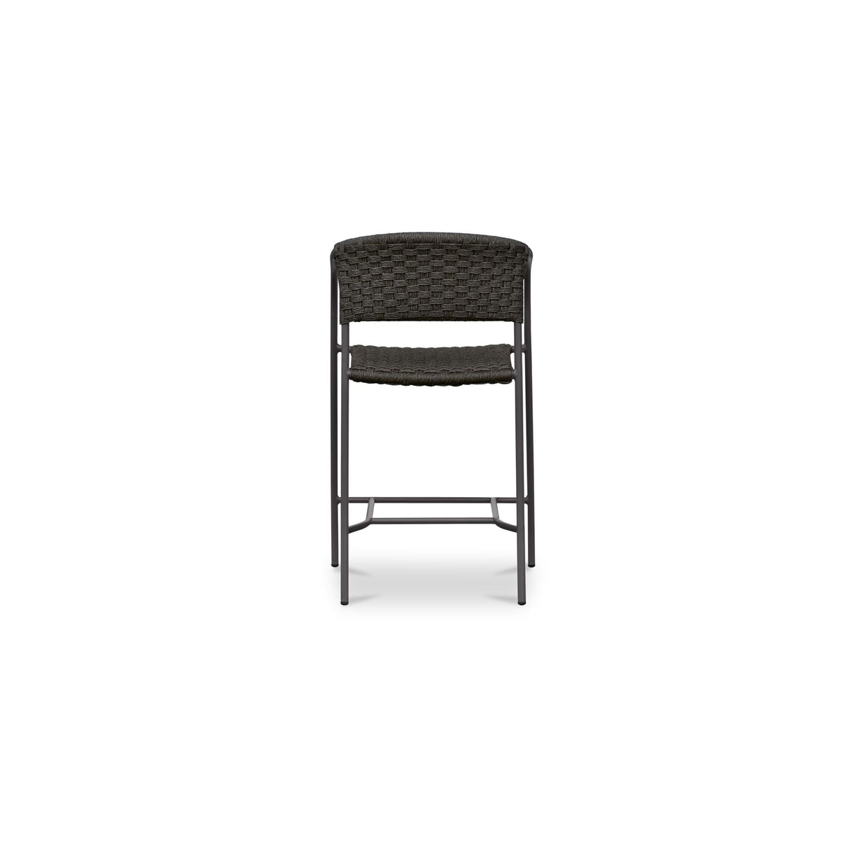 Zola Dark Brown Outdoor Counter Chair by Moe's Home at Eve Furniture
