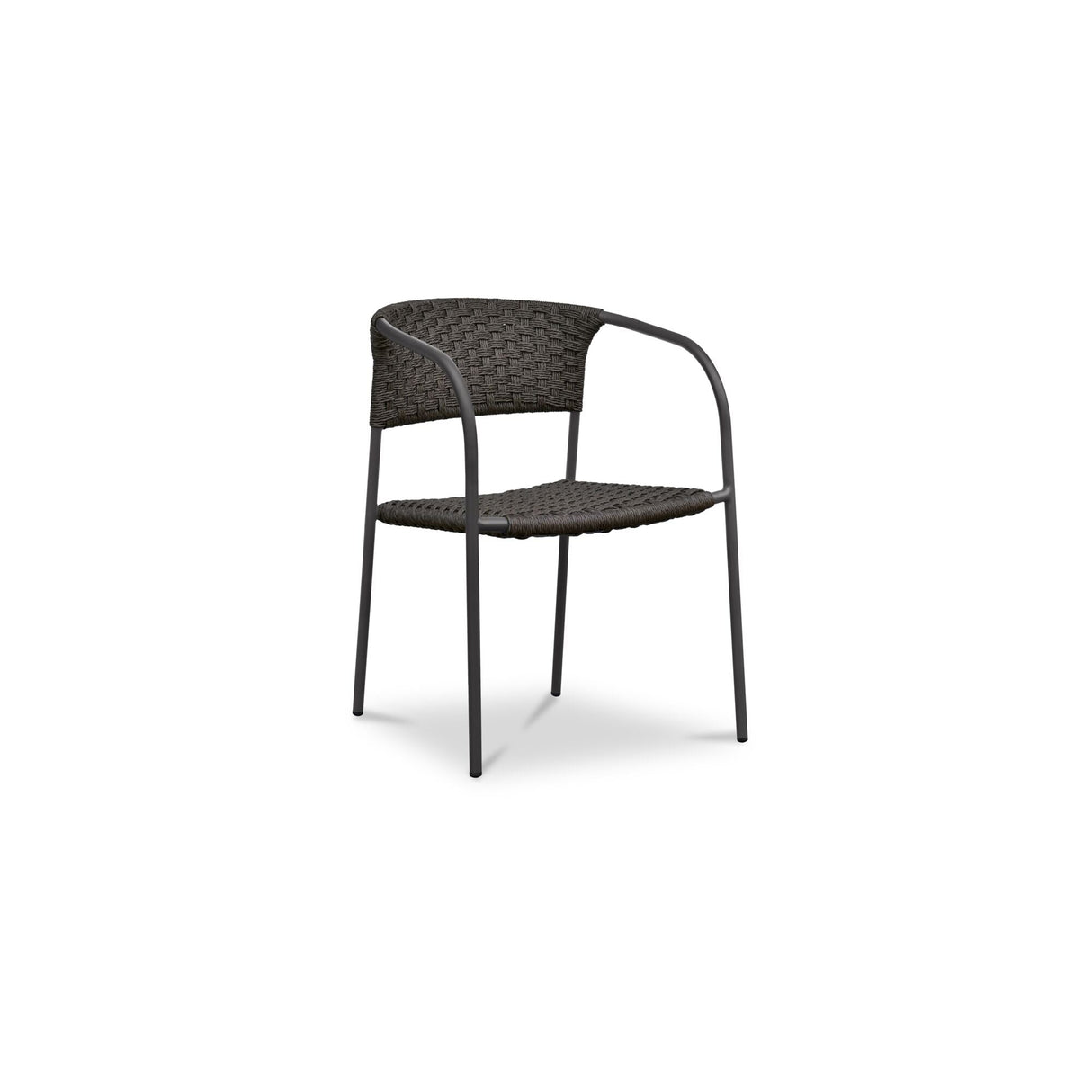 Zola Dark Brown Outdoor Dining Chair (Set of 2) by MOES at Eve Furniture