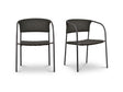 Zola Dark Brown Outdoor Dining Chair (Set of 2) by MOES at Eve Furniture