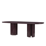 Zola Lacquer Oval 94.5" Dining Table by TOV Furniture at Eve Furniture