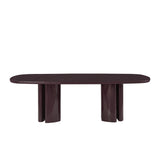 Zola Lacquer Oval 94.5" Dining Table by TOV Furniture at Eve Furniture