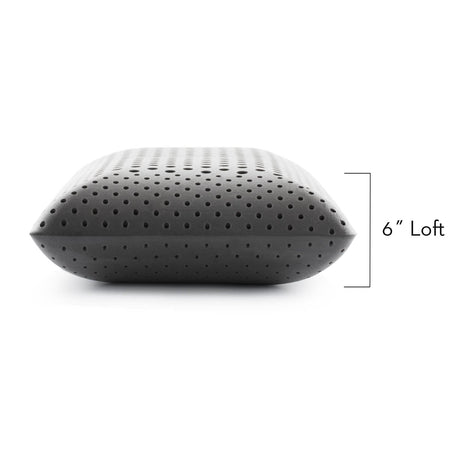 Zoned ActiveDough Bamboo Charcoal King Pillow by Malouf at Eve Furniture