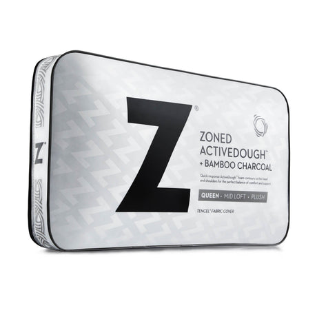 Zoned ActiveDough Bamboo Charcoal King Pillow by Malouf at Eve Furniture
