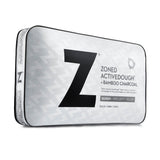 Zoned ActiveDough Bamboo Charcoal Queen Pillow by Malouf at Eve Furniture