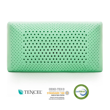 Zoned ActiveDough Peppermint Queen Pillow by Malouf at Eve Furniture
