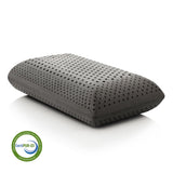 Zoned Dough Bamboo Charcoal King Mid Loft Pillow by Malouf at Eve Furniture