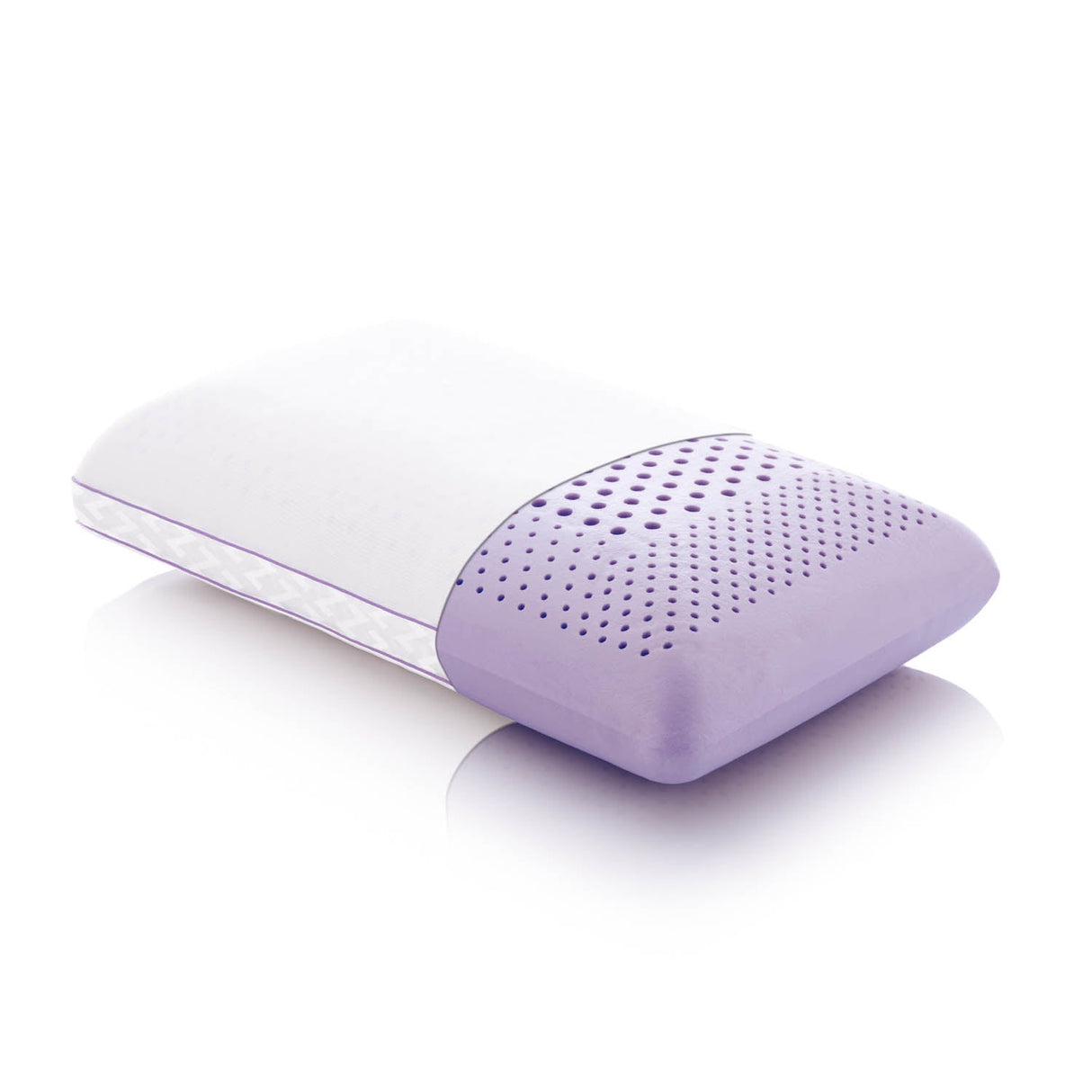 Zoned Dough Lavender King Pillow by Malouf at Eve Furniture