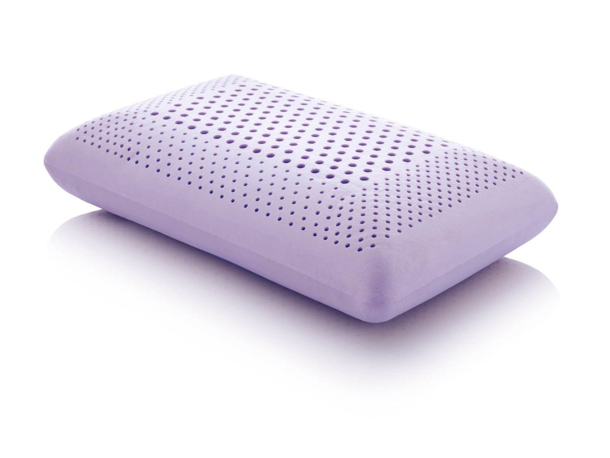 Zoned Dough Lavender Queen Pillow by Malouf at Eve Furniture