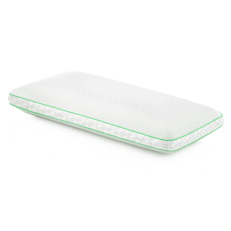 Zoned Dough Peppermint King Pillow by Malouf at Eve Furniture