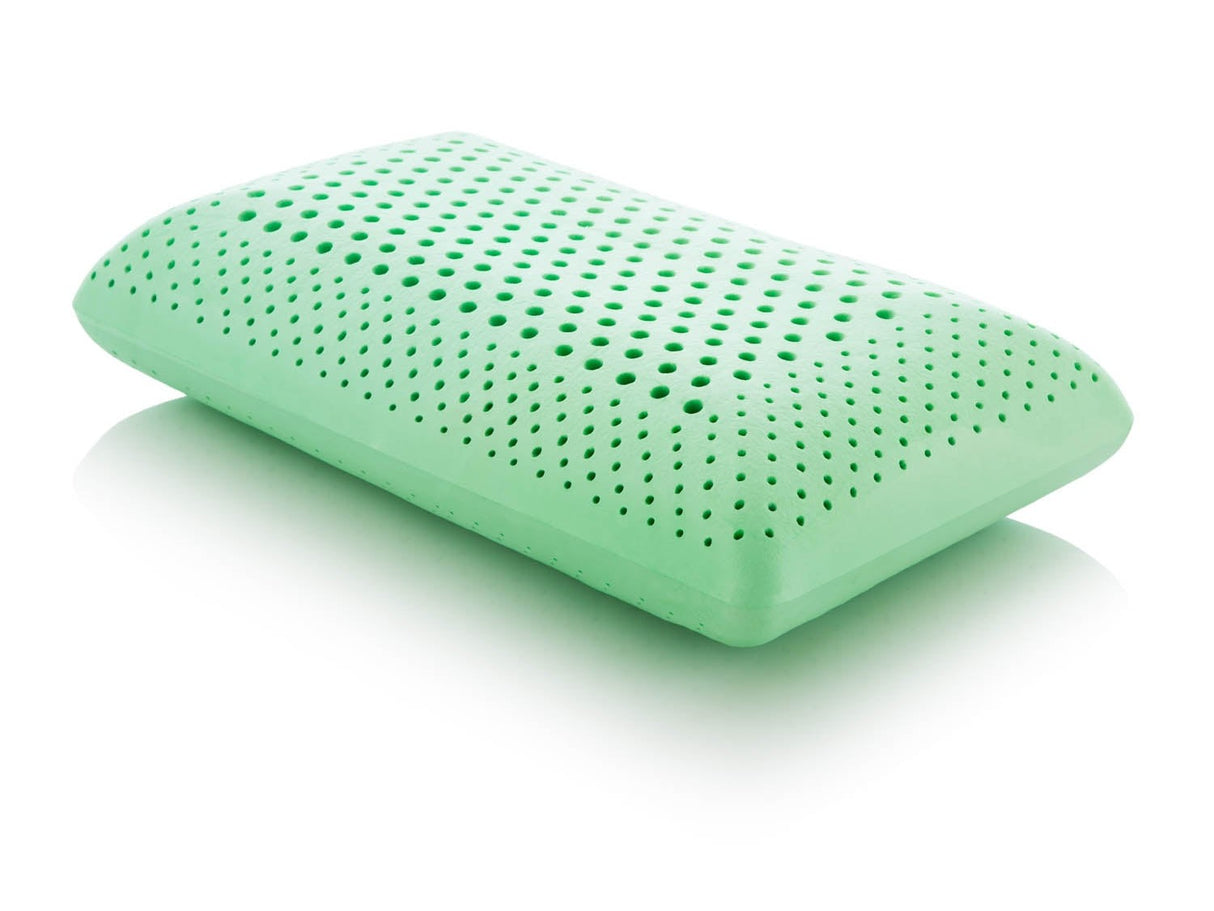 Zoned Dough Peppermint Queen Pillow by Malouf at Eve Furniture