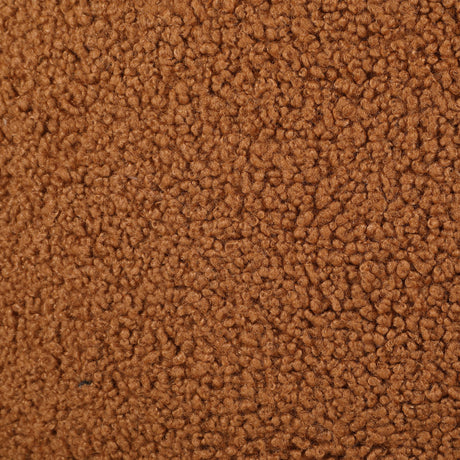 Zonie Orange Boucle Upholstered Barrel Back Accent Chair by Coaster at Eve Furniture