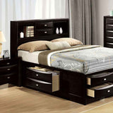 Zosimo Black 4-Piece Queen Bedroom Set by Furniture of America at Eve Furniture