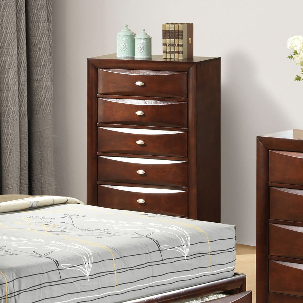 Zosimo Dark Cherry Chest by Furniture of America at Eve Furniture