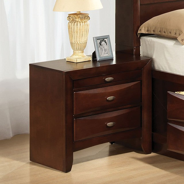 Zosimo Dark Cherry Night Stand by Furniture of America at Eve Furniture